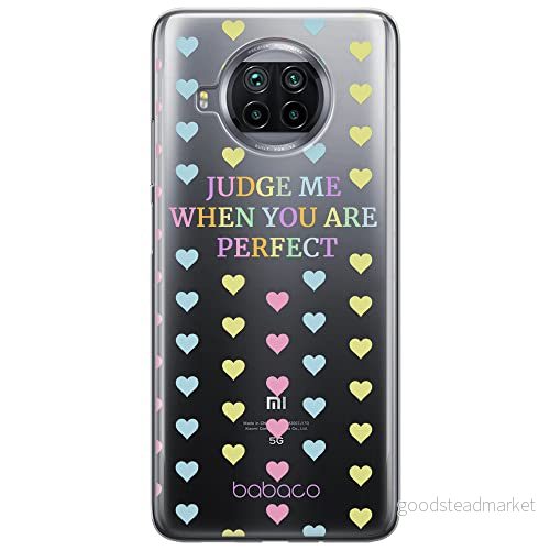 ERT GROUP mobiltelefonfodral för Xiaomi REDMI NOTE 9T originalt och officiellt licensierat Babaco mönster Judge me 001 optimalt anpassad till formen på mobiltelefonen, gedeeltelijk transparant 5904805653193
