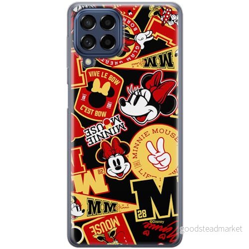 ERT GROUP mobiltelefonfodral för Samsung M33 5G originalt och officiellt licensierat Disney mönster Minnie 074 optimalt anpassad till formen på mobiltelefonen, fodral tillverkad av TPU plast 5905795026486
