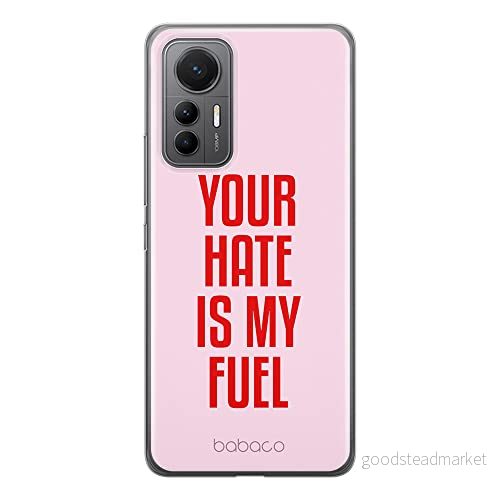 ERT GROUP mobiltelefonfodral för Xiaomi 12 LITE originalt och officiellt licensierat Babaco mönster My fuel 003 optimalt anpassad till formen på mobiltelefonen, fodral tillverkad av TPU plast 5905511503987