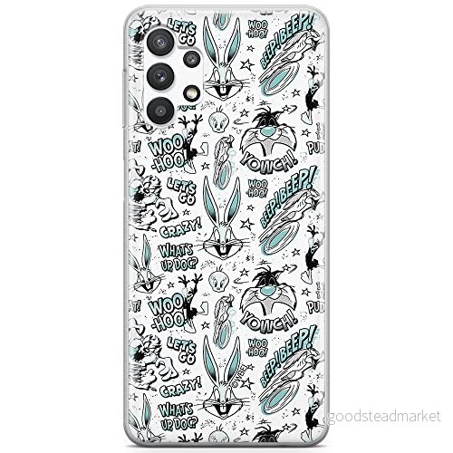 ERT GROUP mobiltelefonfodral för Samsung A32 5G originalt och officiellt licensierat Looney Tunes mönster 004 optimalt anpassad till formen på mobiltelefonen, fodral tillverkad av TPU plast 5903040052624