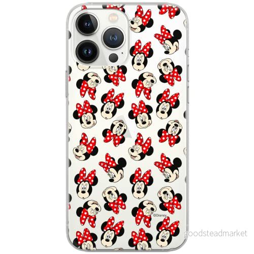 ERT GROUP mobiltelefonfodral för Apple Iphone 6 PLUS originalt och officiellt licensierat Disney mönster Minnie 001 Vit optimalt anpassad till formen på mobiltelefonen, gedeeltelijk transparant 5902980571233