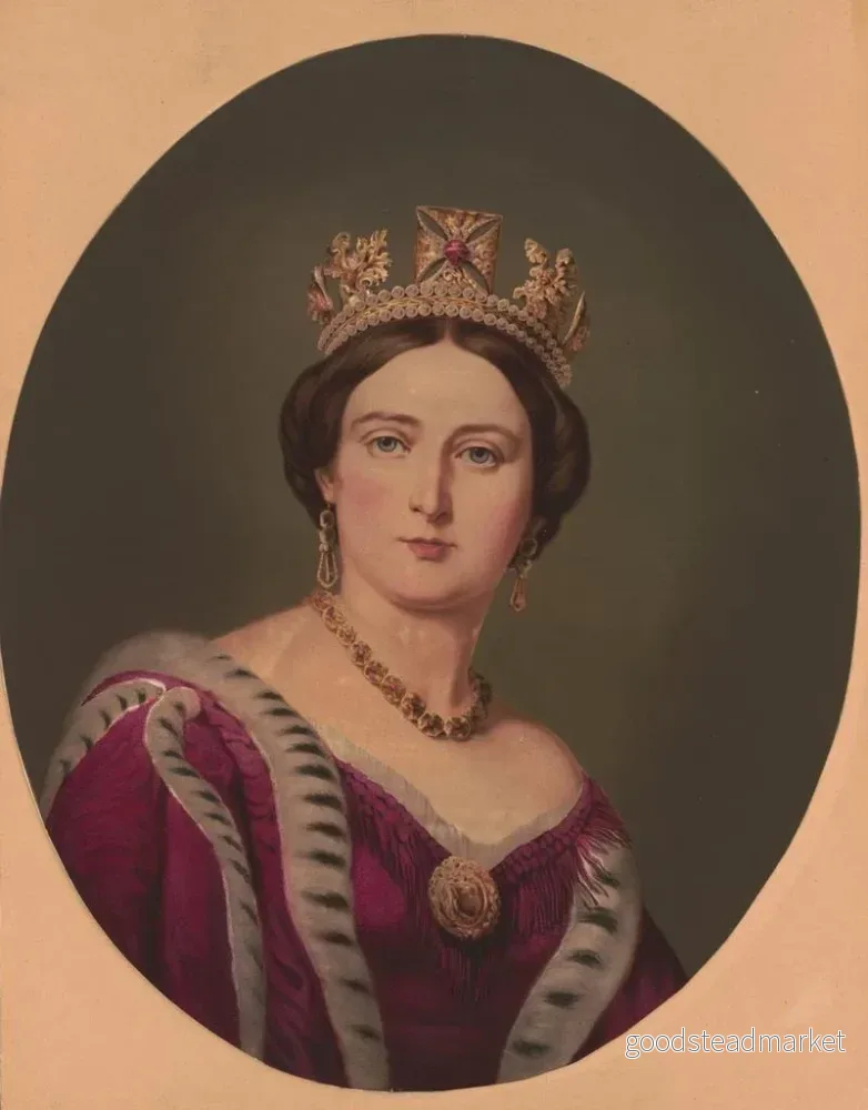 Målning La Reine Victoria - Ec Middleton Co | Konsttryck - Bild 2