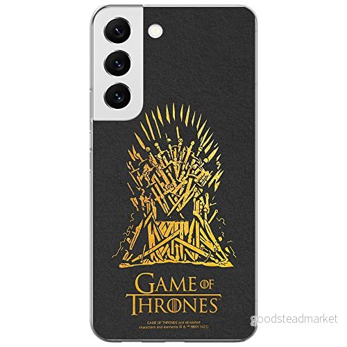 ERT GROUP mobiltelefonfodral för Samsung S22 originalt och officiellt licensierat Game od Thrones mönster of 011 anpassad till formen på mobiltelefonen, fodral tillverkad av TPU plast 5904805307836