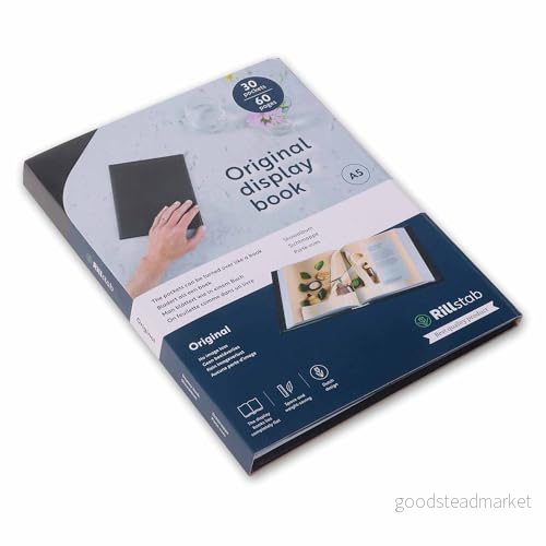 Presentationsmapp A5 Rillstab svart 30 fickor 8712794995340 Presentationsmapp A5 Rillstab svart 30 fickor 8712794995340