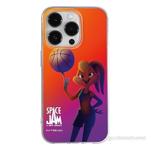 ERT GROUP mobiltelefonfodral för Iphone 14 PRO originalt och officiellt licensierat Looney Tunes mönster Space Jam 011 anpassad till formen på mobiltelefonen, fodral tillverkad av TPU plast 5905511039233