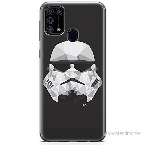 ERT GROUP mobiltelefonfodral för Samsung M31 originalt och officiellt licensierat Star Wars mönster Stormtrooper 008 optimalt anpassad till formen på mobiltelefonen, fodral tillverkad av TPU plast 5904805479823