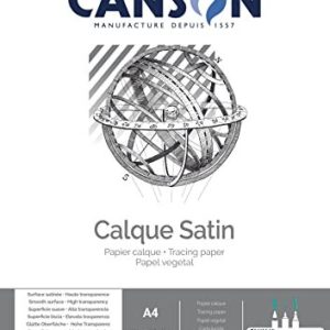 Canson Art Graphique, Limpapper, Vanligt, 110 g, Låda, A4, Transparent, 250 ark 3148950065223