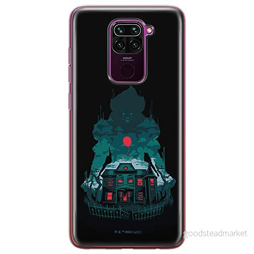 ERT GROUP mobiltelefonfodral för Xiaomi REDMI NOTE 9 originalt och officiellt licensierat Horror mönster It 015 optimalt anpassad till formen på mobiltelefonen, fodral tillverkad av TPU plast 5905131988126