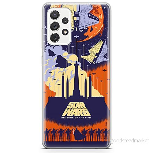 ERT GROUP mobiltelefonfodral för Samsung A73 5G originalt och officiellt licensierat Star Wars mönster 030 optimalt anpassad till formen på mobiltelefonen, fodral tillverkad av TPU plast 5904805516900