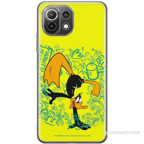 ERT GROUP mobiltelefonfodral för Xiaomi 11 LITE 4G / 5G originalt och officiellt licensierat Looney Tunes mönster Duffy 003, fodral tillverkad av TPU plast 5905795131203