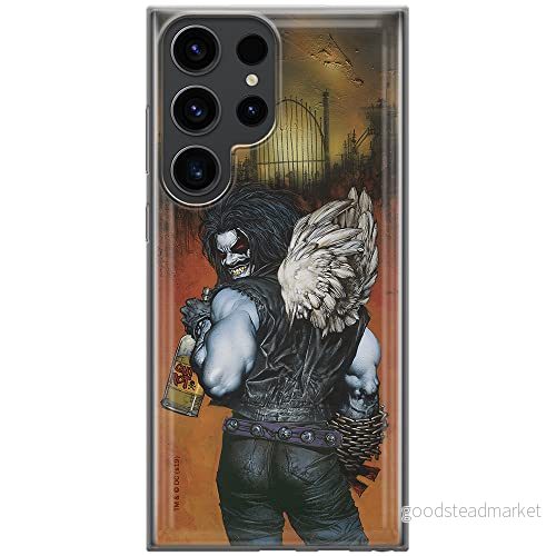 ERT GROUP mobiltelefonfodral för Samsung S23 ULTRA originalt och officiellt licensierat DC mönster Lobo 002 optimalt anpassad till formen på mobiltelefonen, fodral tillverkad av TPU plast 5905511456849