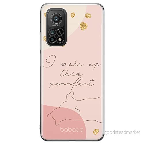 ERT GROUP mobiltelefonfodral för Xiaomi MI 10 LITE originalt och officiellt licensierat Babaco mönster Cats 008 optimalt anpassad till formen på mobiltelefonen, fodral tillverkad av TPU plast 5905131106674