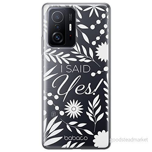 ERT GROUP mobiltelefonfodral för Xiaomi 11T 5G / PRO originalt och officiellt licensierat Babaco mönster I said Yes! 002 anpassad till formen på mobiltelefonen, gedeeltelijk transparant 5904805774171