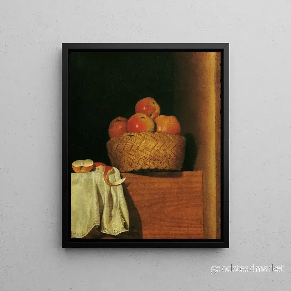 Målning Naturmörker vid äppelkorgen - Anna Maria Punz | Konsttryck