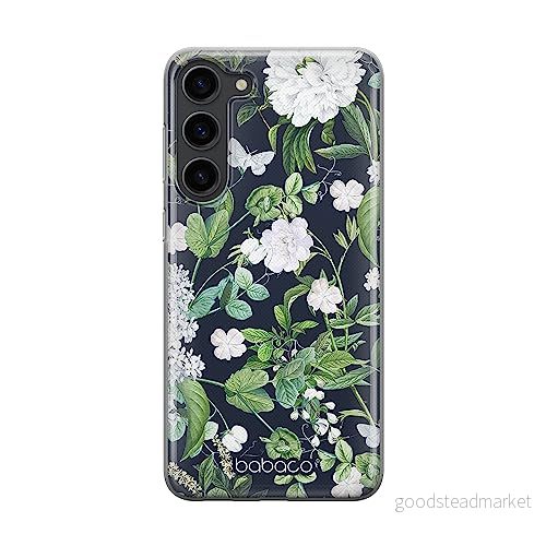 ERT GROUP mobiltelefonfodral för Samsung S23 PLUS originalt och officiellt licensierat Babaco mönster Flowers 034 optimalt anpassad till formen på mobiltelefonen, fodral tillverkad av TPU plast 5905511451103