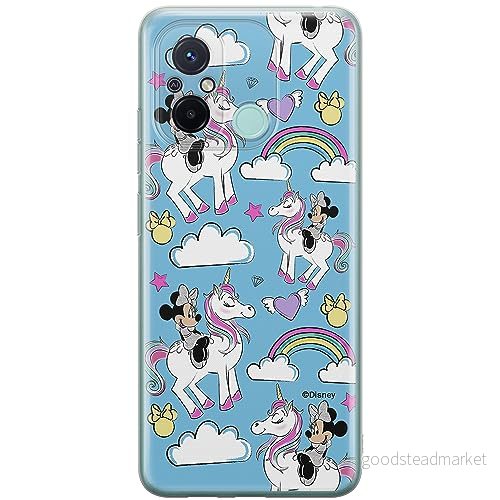 ERT GROUP mobiltelefonfodral för Xiaomi REDMI 12C/ 11A originalt och officiellt licensierat Disney mönster Minnie 037 anpassad till formen på mobiltelefonen, fodral tillverkad av TPU plast 5905511839086