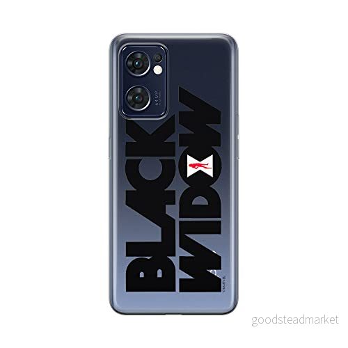 ERT GROUP mobiltelefonfodral för Oppo RENO 7 5G originalt och officiellt licensierat Marvel mönster Black Widow 011 optimalt anpassad till formen på mobiltelefonen, gedeeltelijk transparant 5905511306892