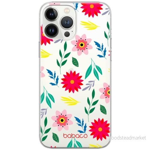 ERT GROUP mobiltelefonfodral för Samsung S21 PLUS originalt och officiellt licensierat Babaco mönster Flowers 010 optimalt anpassad till formen på mobiltelefonen, gedeeltelijk transparant 5903932587876