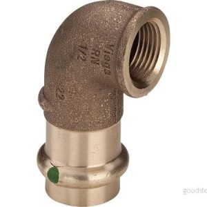 Viega Sanpress transition angle 90 18 x 1/2″ gunmetal 4015211281236 Viega Sanpress transition angle 90 18 x 1/2″ gunmetal 4015211281236