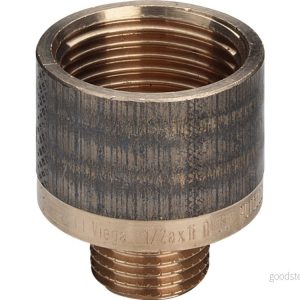 Viega Pointed socket 1/2″ x 3/8″ gunmetal 4015211322564 Viega Pointed socket 1/2″ x 3/8″ gunmetal 4015211322564