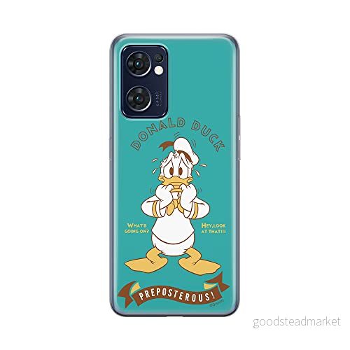 ERT GROUP mobiltelefonfodral för Oppo RENO 7 5G originalt och officiellt licensierat Disney mönster Donald 004 optimalt anpassad till formen på mobiltelefonen, fodral tillverkad av TPU plast 5905511302580