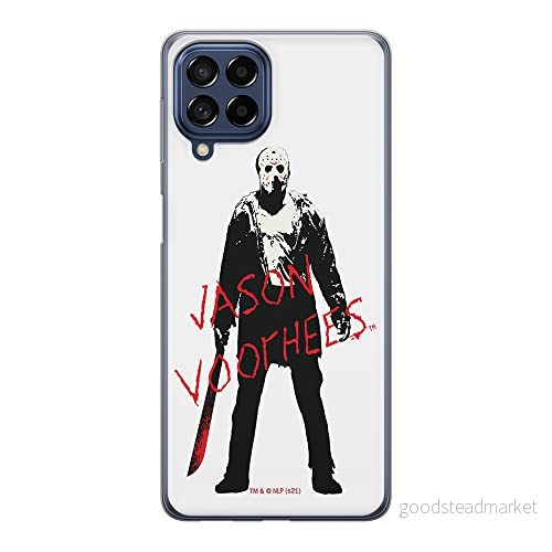 ERT GROUP mobiltelefonfodral för Samsung M53 5G originalt och officiellt licensierat Horror mönster Friday the 13th 017 optimalt anpassad till formen på mobiltelefonen, fodral tillverkad av TPU plast 5905511391485