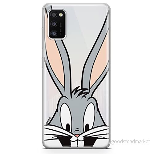 ERT GROUP mobiltelefonfodral för Samsung A41 originalt och officiellt licensierat Looney Tunes mönster Bugs 001 optimalt anpassad till formen på mobiltelefonen, gedeeltelijk transparant 5903537533568