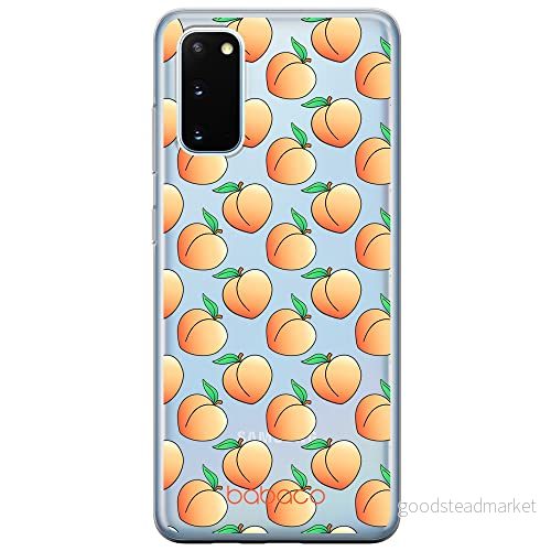 ERT GROUP mobiltelefonfodral för Samsung S20 / S11E originalt och officiellt licensierat Babaco mönster Peaches 001 Vit optimalt anpassad till formen på mobiltelefonen, gedeeltelijk transparant 5903537769684