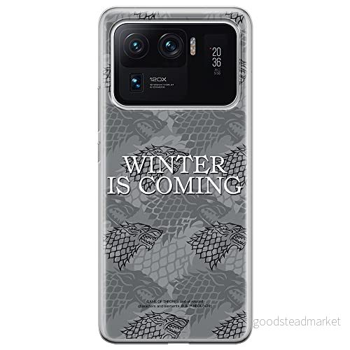 ERT GROUP mobiltelefonfodral för Xiaomi MI 11 ULTRA originalt och officiellt licensierat Game od Thrones mönster of 019, fodral tillverkad av TPU plast 5903932716245
