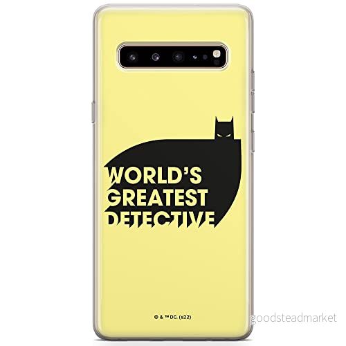 ERT GROUP mobiltelefonfodral för Samsung S10 5G originalt och officiellt licensierat DC mönster Batman 051 optimalt anpassad till formen på mobiltelefonen, fodral tillverkad av TPU plast 5905131543080