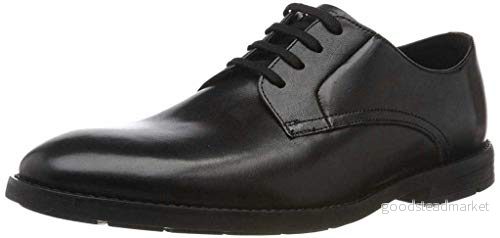Clarks Ronnie Walk herr Derbyskor, Svart, 44 EU 5050408251455