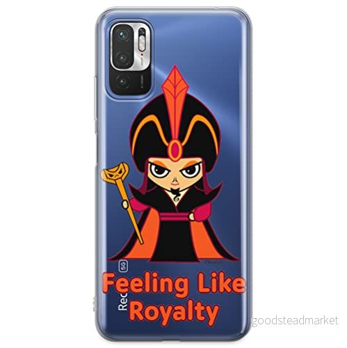 ERT GROUP mobiltelefonfodral för Xiaomi REDMI NOTE 10 5G / POCO M3 PRO originalt och officiellt licensierat Disney mönster Jafar 001 anpassad till formen på mobiltelefonen, gedeeltelijk transparant 5905131409256