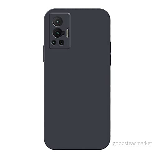 CLIPPER GUARDS Mobilfodral för Vivo X70 Pro, mjukt, stötsäkert, reptåligt silikongelfodral, ultratunt TPU stötdämpande telefonskydd, flexibelt skyddsfodral svart 755471930539