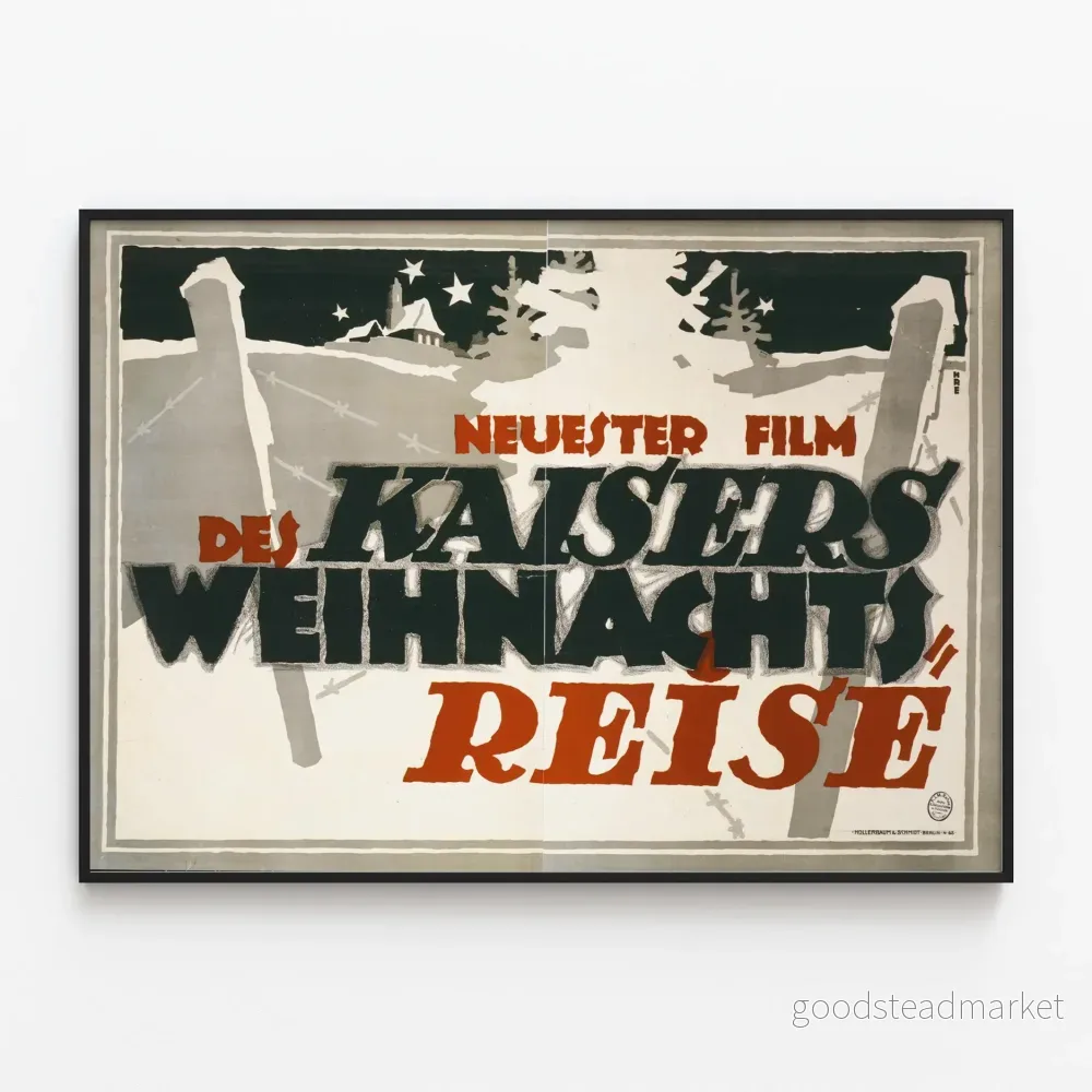 Tysk vintage filmposter av kejsarnas julresa Tysk vintage filmposter av kejsarnas julresa