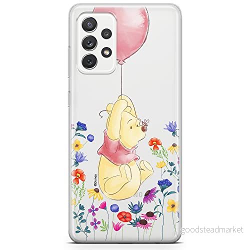 ERT GROUP mobiltelefonfodral för Samsung A73 5G originalt och officiellt licensierat Disney mönster Winnie the Pooh and friends 028 anpassad till formen på mobiltelefonen, gedeeltelijk transparant 5904805511479