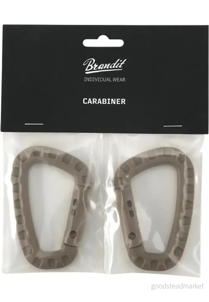Brandit karbinhake molle (2 pack) färg: coyote 4051773182352