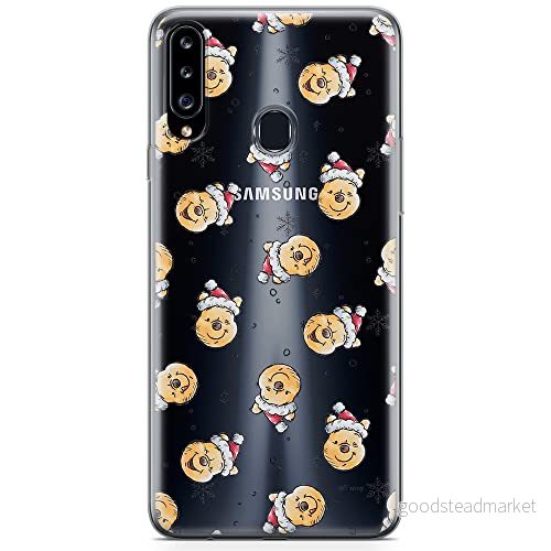 ERT GROUP mobiltelefonfodral för Samsung A20S originalt och officiellt licensierat Disney mönster Winnie the Pooh and friends 023 anpassad till formen på mobiltelefonen, gedeeltelijk transparant 5904805435348