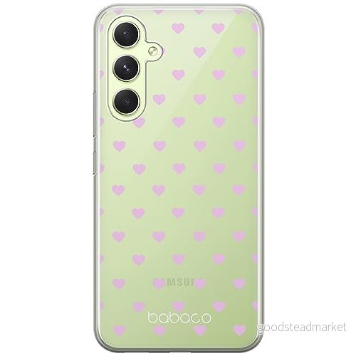 ERT GROUP mobiltelefonfodral för Samsung A54 5G originalt och officiellt licensierat Babaco mönster Hearts 001 optimalt anpassad till formen på mobiltelefonen, gedeeltelijk transparant 5905511796631