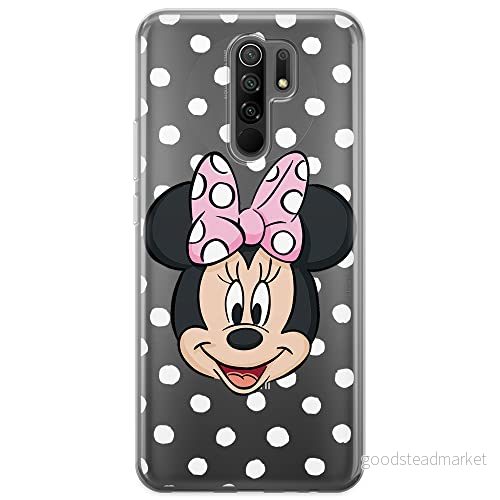 ERT GROUP mobiltelefonfodral för Xiaomi REDMI 9 originalt och officiellt licensierat Disney mönster Minnie 057 optimalt anpassad till formen på mobiltelefonen, gedeeltelijk transparant 5903040287705