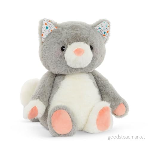 B. Softies Gosedjur, katt, supermjuk och stor plyschdjur, baksmälla, grå, baby barn, leksaker för flickor pojkar från 0 månader 62243449442