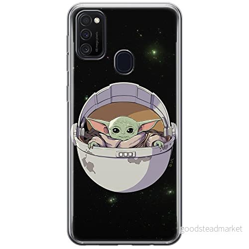 ERT GROUP mobiltelefonfodral för Samsung M21 originalt och officiellt licensierat Star Wars mönster Baby Yoda 026 optimalt anpassad till formen på mobiltelefonen, fodral tillverkad av TPU plast 5904805086748