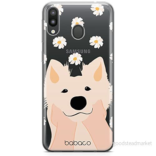 ERT GROUP mobiltelefonfodral för Samsung M20 originalt och officiellt licensierat Babaco mönster Dogs 010 optimalt anpassad till formen på mobiltelefonen, gedeeltelijk transparant 5905131029539