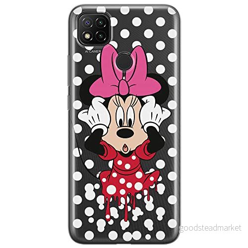 ERT GROUP mobiltelefonfodral för Xiaomi REDMI 9C originalt och officiellt licensierat Disney mönster Minnie 016 optimalt anpassad till formen på mobiltelefonen, gedeeltelijk transparant 5903932313864