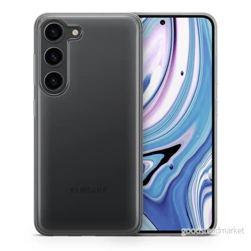 Babaco Premium Clear mobiltelefonfodral för Samsung S23 optimalt anpassat till formen på mobiltelefonen, kristallfodral av TPU 5905131854650
