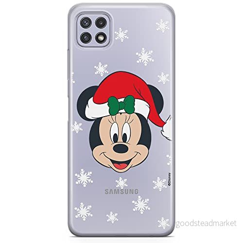 ERT GROUP mobiltelefonfodral för Samsung A22 5G originalt och officiellt licensierat Disney mönster Minnie 061 optimalt anpassad till formen på mobiltelefonen, gedeeltelijk transparant 5903932803570