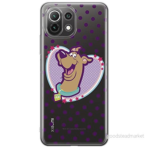 ERT GROUP mobiltelefonfodral för Xiaomi 11 LITE 4G/5G originalt och officiellt licensierat Scooby Doo mönster 005, gedeeltelijk transparant 5903932702934