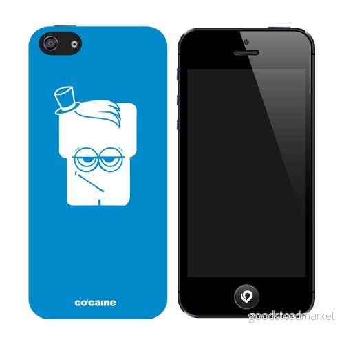 co: caine SLAP blå baksmälla skyddssats för Apple iPhone 5/5s 4039039722030