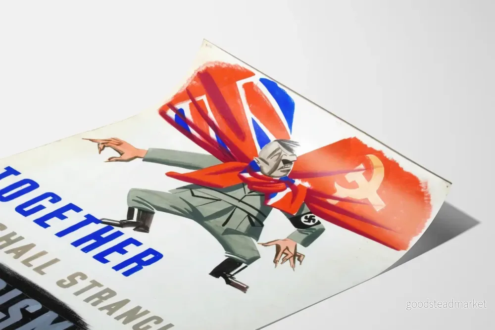 Propagandaposter « Tillsammans ska vi kväva Hitlerism » - Bild 3