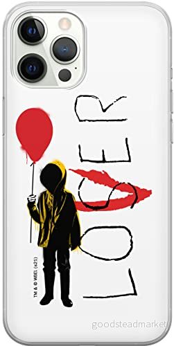 ERT GROUP mobiltelefonfodral för Iphone 12/12 PRO originalt och officiellt licensierat Horror mönster It 004 optimalt anpassad till formen på mobiltelefonen, fodral tillverkad av TPU plast 5905131952523