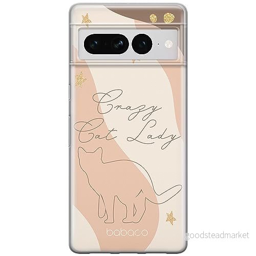 ERT GROUP mobiltelefonfodral för Google PIXEL 7 PRO originalt och officiellt licensierat Babaco mönster Cats 009 optimalt anpassad till formen på mobiltelefonen, fodral tillverkad av TPU plast 5905795172015